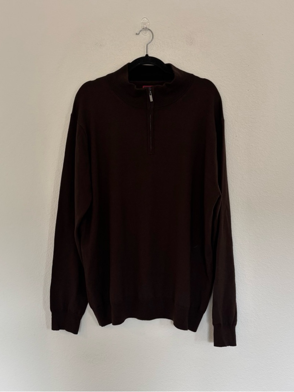 UNTUCKit Mens Merino Wool Quarter Zip Sweater